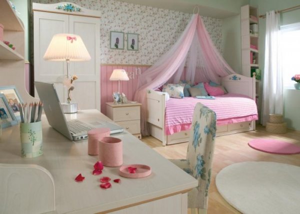 Пять идей оформления комнаты для девочки