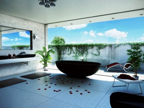 Красота – это просто! Декорируем ванную с помощью оригинальных фотообоев