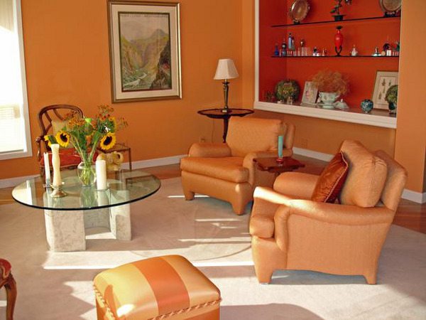 Оранжевые обои для домашнего уюта: создаем по-настоящему живой и яркий дизайн