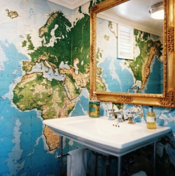 Фотообои «Карта мира»: стильные географические сюжеты