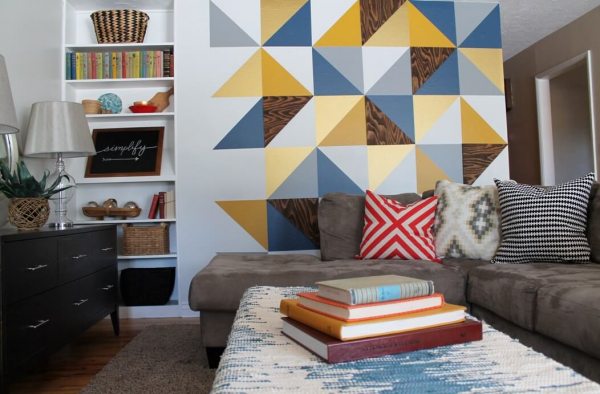 Как правильно подобрать геометрические обои для определенного интерьера в квартире: что стоит помнить, покупая геометрию для небольшой комнаты