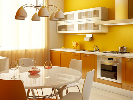 Цвет обоев для кухни и критерии идеального дизайна